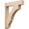 Ekena Millwork 8-in W x 36-in D x 44-in H Balboa Block Rough Cedar Woodgrain TimberThane Outlooker, Primed Tan OUTUR080X36X44BOA44RCPR - alternate 1